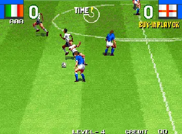 Super Sidekicks 2 - The World Championship / Tokuten Ou 2 - real fight football screen shot game playing